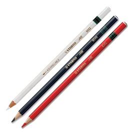 Stabilo-All 3x Pencils (Black-Red-White)