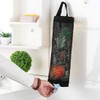 ZKSXOA 2 Pcs Plastic Bag Holder, with 2 Pcs Hooks,