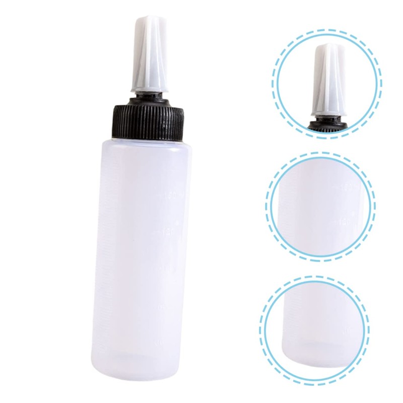 TOVINANNA 2sets Hair Applicator Bottle Refillable Empty Hair Dyeing Bottle