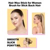 Slick Back Hair Styling Kit for Hair: 4Pcs Wax Stick,