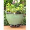Bosmere 16" Plant Caddie - Heavy-Duty Rolling Plant Stand with