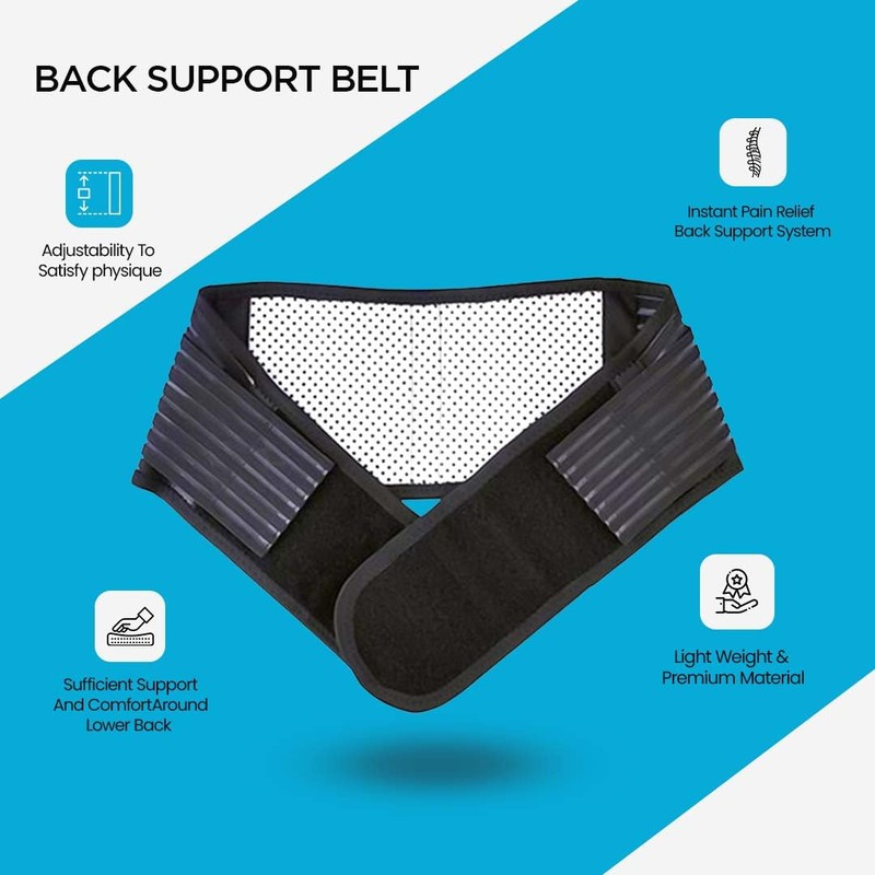 Purple Bubble Lumbar Belt Self-Heating Back Brace for Men &