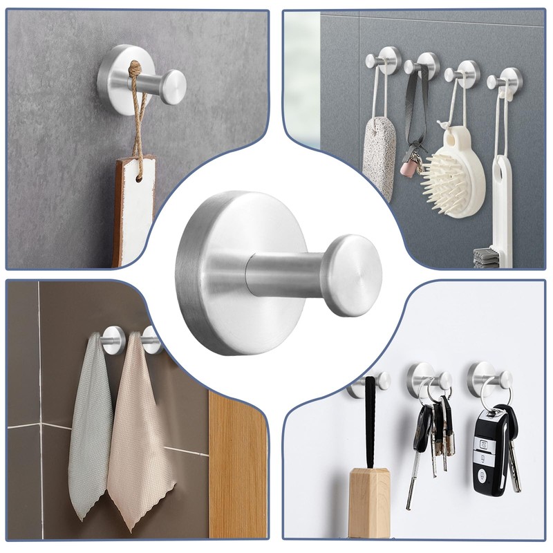 HhBdy Suction Hooks Door Hooks for Shower for Hanging Towel