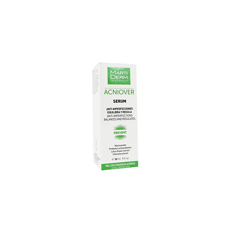 MartiDerm Acniover Sérum Anti-imperfecciones. Regula el exceso de grasa, reduce