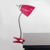 Limelights LD2001-PNK Flossy Flexible Gooseneck Clip Light, Pink