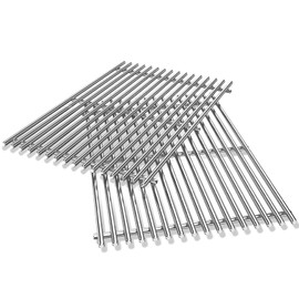 304 Stainless Steel Grill Grates for Weber Spirit 300 GS4 Spirit II 300 Series Spirit 700, Genesis Silver B & C, Genesis Gold B & C Platinum B & C, Genesis 1000-3500 for Weber Spirit Grill Parts 7639