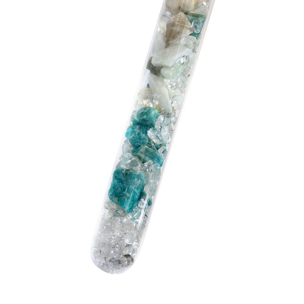 Bitto Drinking Water Energising Gemstone Stick 25cm Filled with Fine Gemstones: Self-Determination