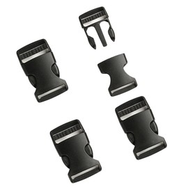 Pack of 4 Webbing Buckles for 25 mm Wide Webbing Straps, Buckle Click Closure, Replacement Buckle Repair, Backpack Belt Buckle, Buckle Strap