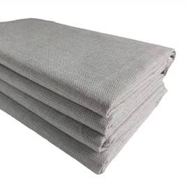 TinaKim Upholstery Fabric, for Sofa Chair, Linen Type Cloth Material (Grey 4, 2 Yards (57x 72 inch))