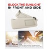 VeloCore Driver & Passenger Sun Visor 74320-06780-E0 74310-06750-E0 Compatible with