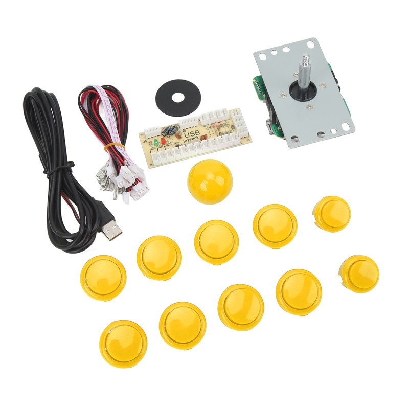 DIY USB Controller Computer Rocker Game Stick Joysticks with Control
