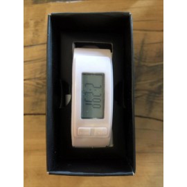 Boussivie Avon Pink Pedometer Watch, Boussivie step by step Rubber Band Digital