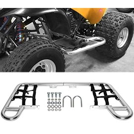 ECOTRIC Aluminum Nerf Bars Foot Pegs Compatible with Honda 1987-88 TRX 250X 1993-2009 TRX 300EX 300X Pair