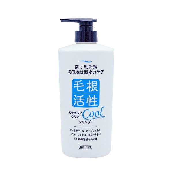Jun Cosmetics Scalp Clear Cool Shampoo 16.9 fl oz (550 ml)