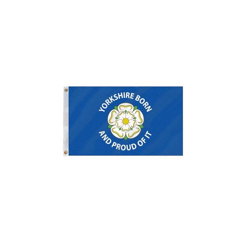 Flagmax Yorkshire born and proud of it Flag 5ft x