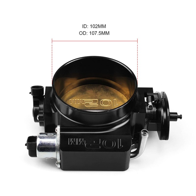 MUGE RACING 102mm Throttle Body Assembly with TPS IAC Throttle