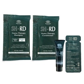 SH-RD Gentle Nourish Kit for Travel & Trial | Sulfate-Free Shampoo, Conditioner, Protein Cream, Shine Serum | Daily Hair Care Routine Set in Hotel Size
