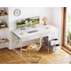 ODK Computer Desk with 6 Drawers, 48 Inch Office Desk
