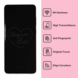 Big Hit Entertainment BTS Galaxy S20+ Tempered Glass Screen Protector (scratch-resistant, high definition)