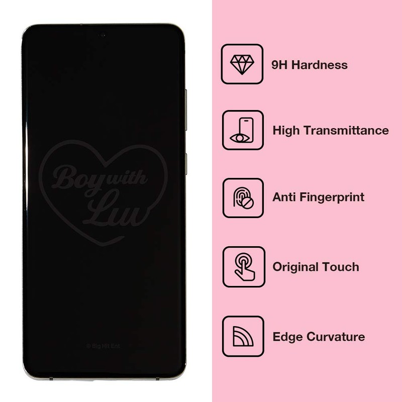 Big Hit Entertainment BTS Galaxy S20+ Tempered Glass Screen Protector