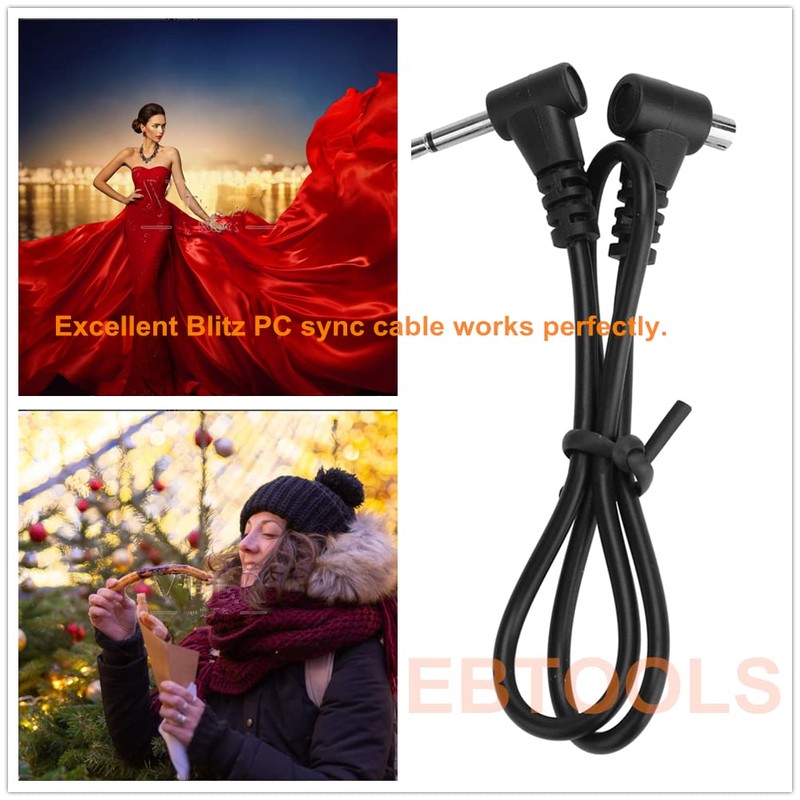 For 2.5Mm To Male Pc Sync-Elerose Flash Pc Sync Cable