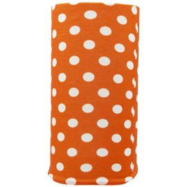 Bandana.com Orange Polka Dot Tube Headband - Single Piece