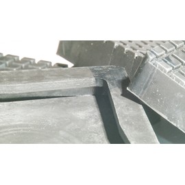 Auto Lift Parts - Square Rubber Arm Pads for 2 Post Lift - BendPak Dannmar Ranger Compatible - OEM Quality 5-5/8" Slip-On Replacement - Professional Grade Lift Parts - BendPak 5715365 - Set of 4