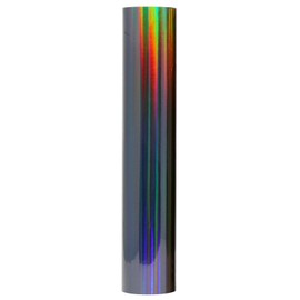 VViViD Deco65 Holographic Black Chrome Permanent Adhesive (12" x 6ft)