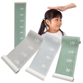 NYANDELMO Wall Mounted Height Scale, Wall Mounted, Measuring Instrument, For Kids, Writing With Pen, Measure, Growth Record, Wall (Green)