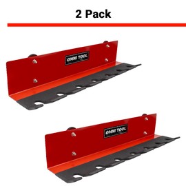 LAUCO Omni Tool Multiple Paint Spray Gun Holder, Paint Gun Holder - Holds 7 Guns Without Cups or 4 Guns with Cups, Stable and Scratch-Free Design (2 Pack)