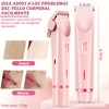 Rasuradora Mujer 2 En 1,Afeitadora Electrica Mujer,Depiladora Mujer,Usb Recargable,Portátil Resistente