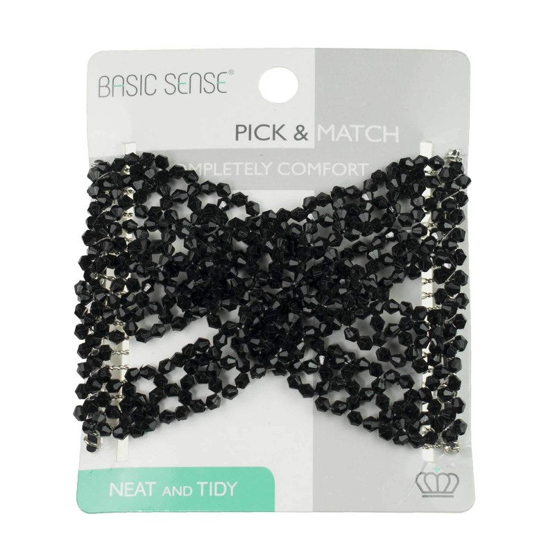 Magic Beads Double Women/Ladies Hair Clip Stretchy Hair Combs Clips