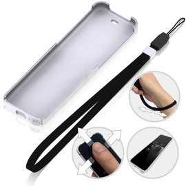 White NeoFit Case - A Protective Case with Wrist Strap for The V4 Apple TV Remote (NOT The Latest V5)