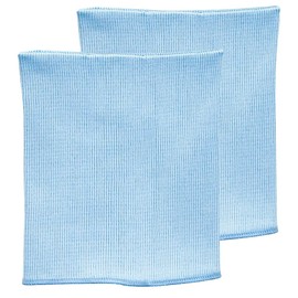 Gunze H3101 Cotton Rich Stomach Wrap, Set of 2 for Kids, saxon blue