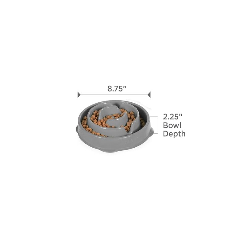 Outward Hound Fun Feeder Slo Bowl, Slow Feeder Dog Bowl,