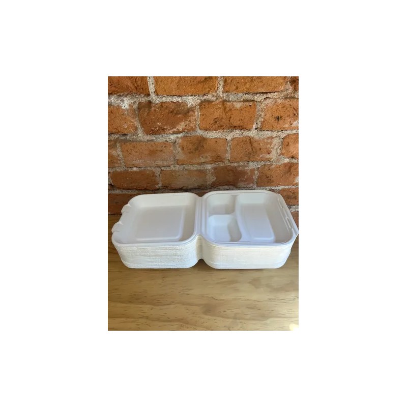 Contenedor Biodegradable Con Divisiones 8x8 300 Pz