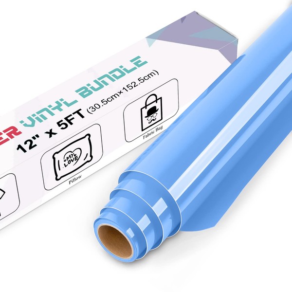 IModeur Sky Blue Heat Transfer Vinyl — 30.5 x 152.5