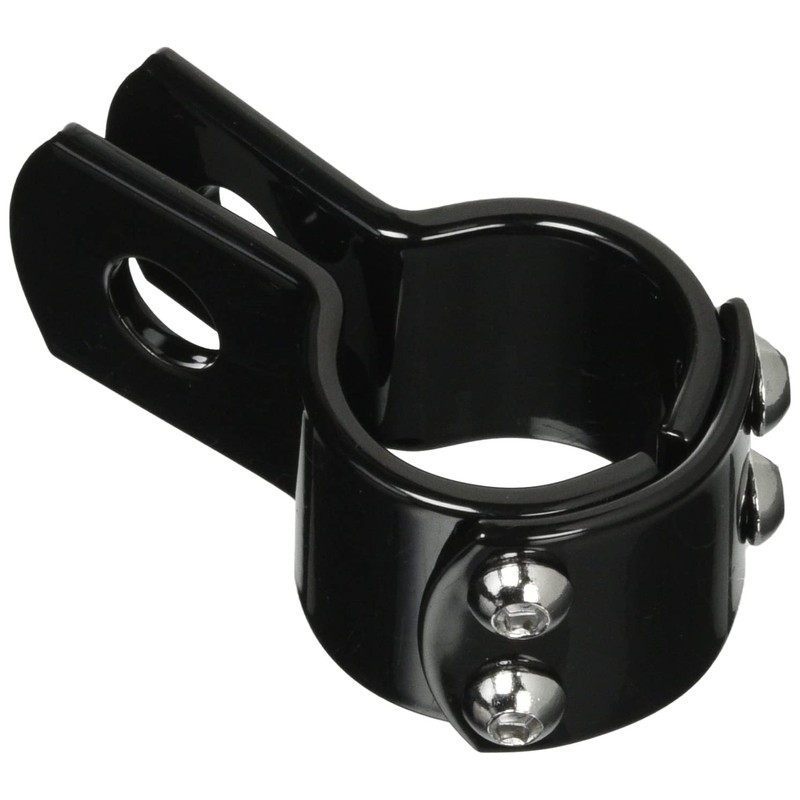Kijima HD-05405 Motorcycle Parts 3-Piece Clamp, 1-1/4-Inch, Black, Pack of