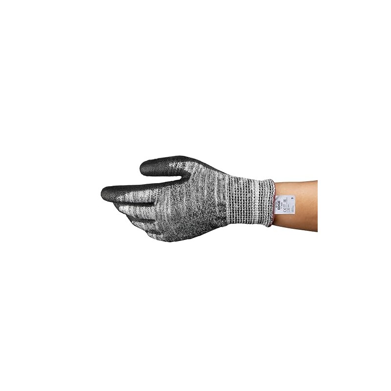 Ansell 48-705-9 Cut Resistant Gloves Edge 48-705 Gray Large