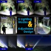 X.store 2X Super Bright Rchargeable LED Flashlight Tactical Powerful Zoom