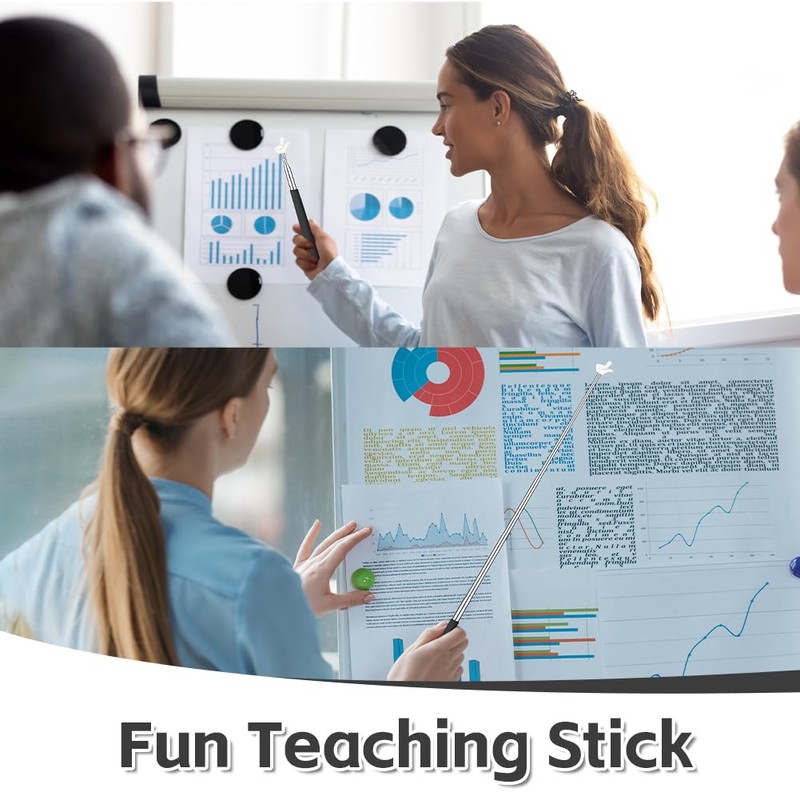 AOOHA Presentation Finger Pointer,2PCS Retractable Pointing Stick Small and Retractable
