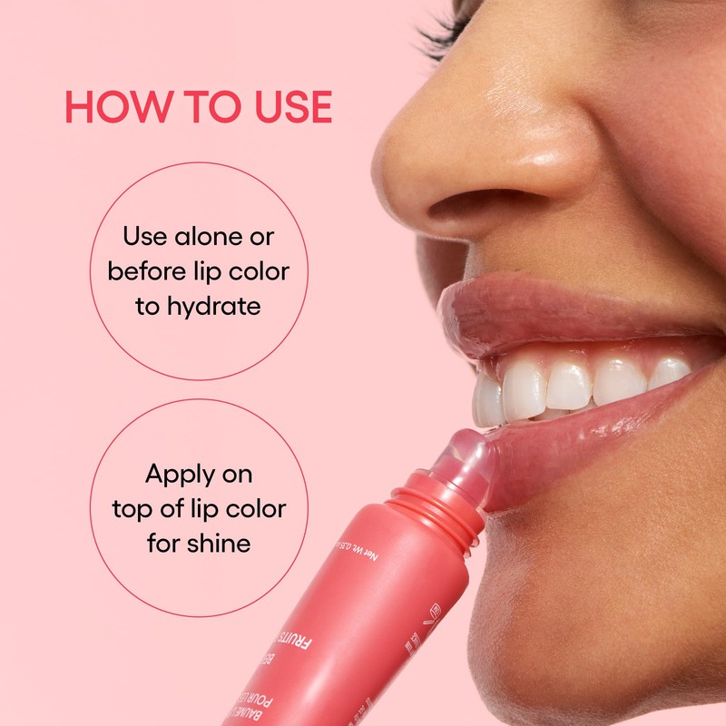 LANEIGE Lip Glowy Balm, Grapefruit: Sheer Tinted Lip Moisturizer with