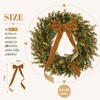 ICX 24-26'' Fall Boxwood Wreaths for Front Door Decor, Fall