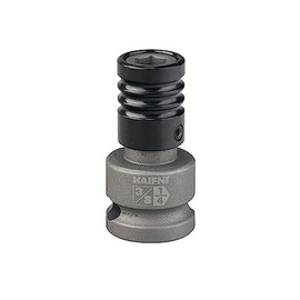 KAIFNT K352-006 3/8-inch Drive to 1/4-inch Hex Bit Holder Socket, 3/8"DR to 1/4"H Quick Change Impact Adapter