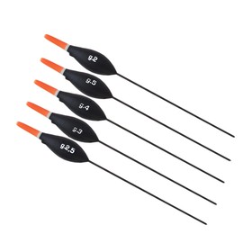 Sbirulino 5 Pieces Fishing Float Set, Trout, Ideal for Trout Fishing, Lake, Pond, Tremarella, Includes Floats 2.5-3-4-5-6g & Stand, Made in Italy, Red Top for Visibility