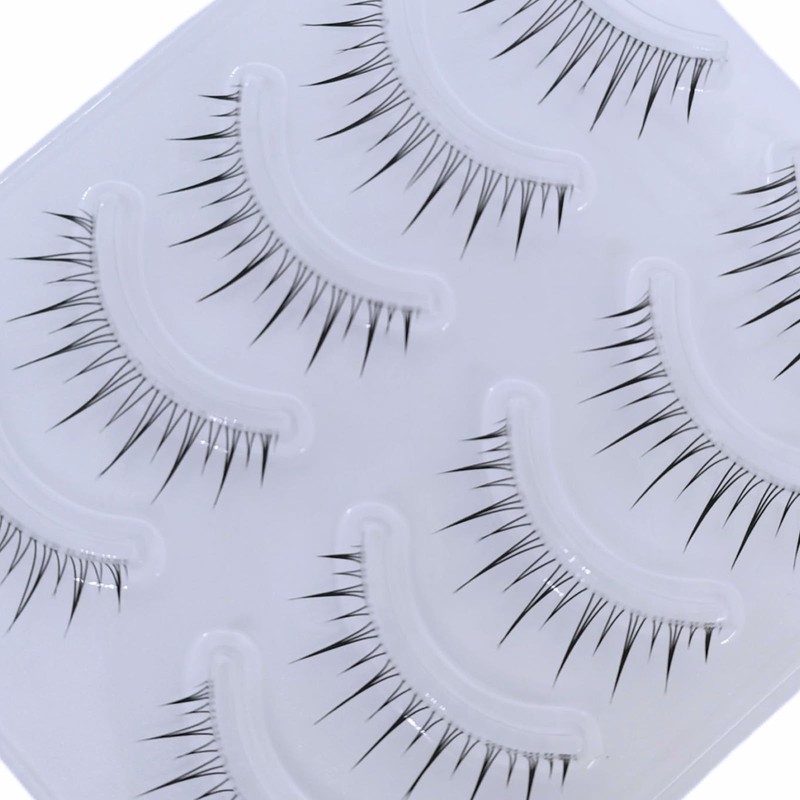 BARCHID 8D17 False Eyelashes, Transparent Axis Handmade False Eyelashes, Popular