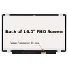 SCREENARAMA New Screen Replacement for N140HCE-EAA REV.C2, FHD 1920x1080, IPS,
