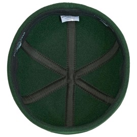 Sterkowski Docker Gorra | Gorro de lana para hombres y mujeres | Sombrero cálido hecho a mano, Verde oscuro, 6.875