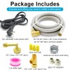 TT FLEX Universal Dishwasher Installation Kit,12 Ft Stainless Steel Dishwasher
