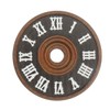 KD89 Dark Brown Wooden Cuckoo Clock with Roman Numerals Made